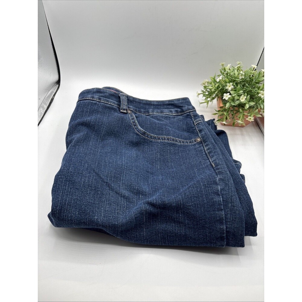 JMS Just My Size Classic Fit Denim Jeans Pants Woman 24W Straight Waist 42"